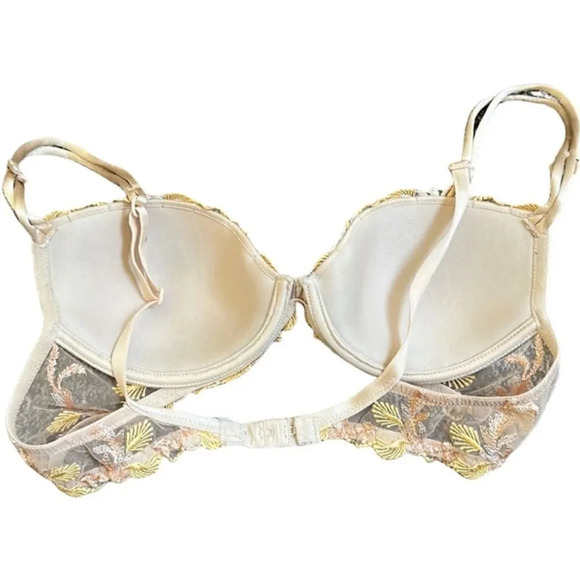 Lise Charmel Fleur Aphrodite Lace Floral Bra with underwire 28B MSRP $191 - Picture 2 of 13